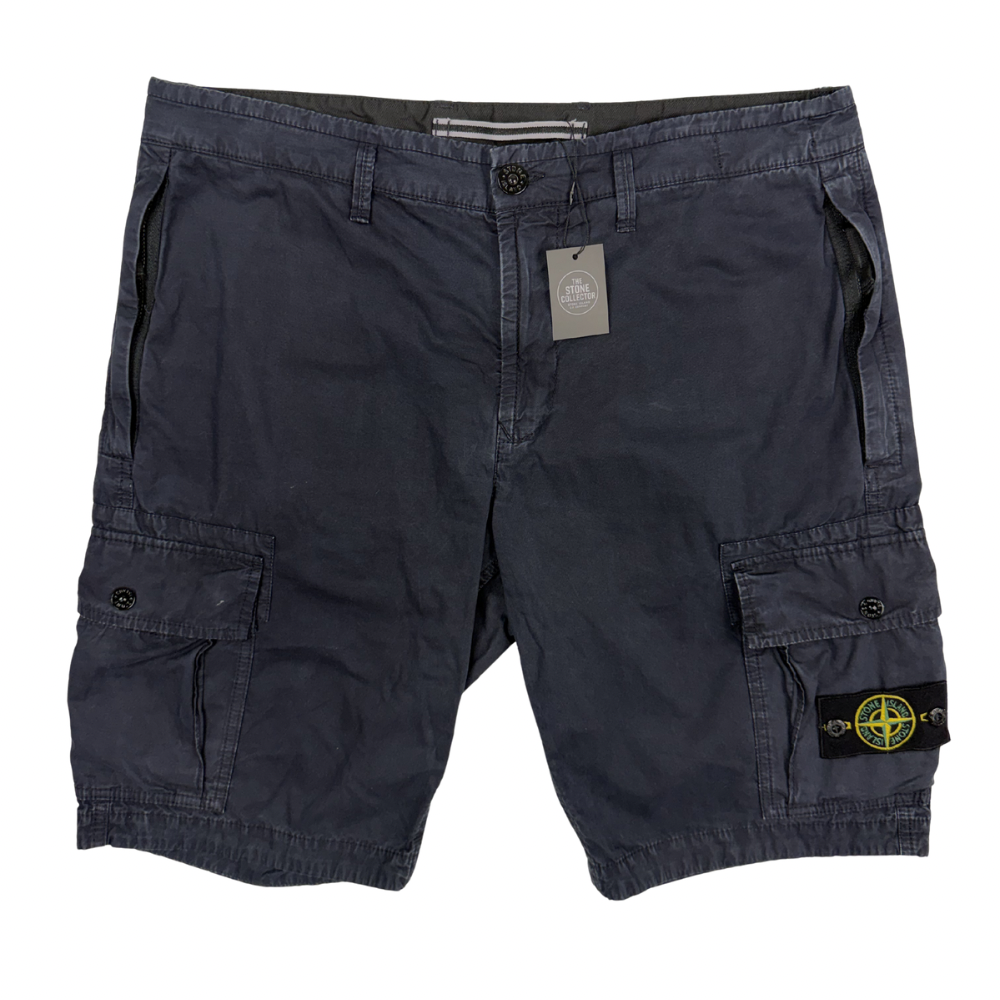 Pantalón Corto Cargo Stone Island Type SL azul marino - talla W/33