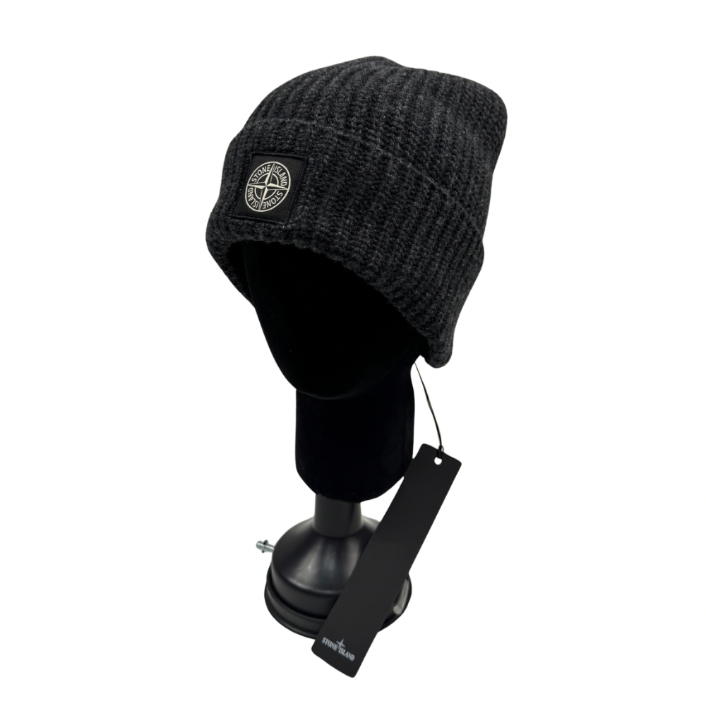 Gorro de lana Stone Island Gris oscuro - talla UNI