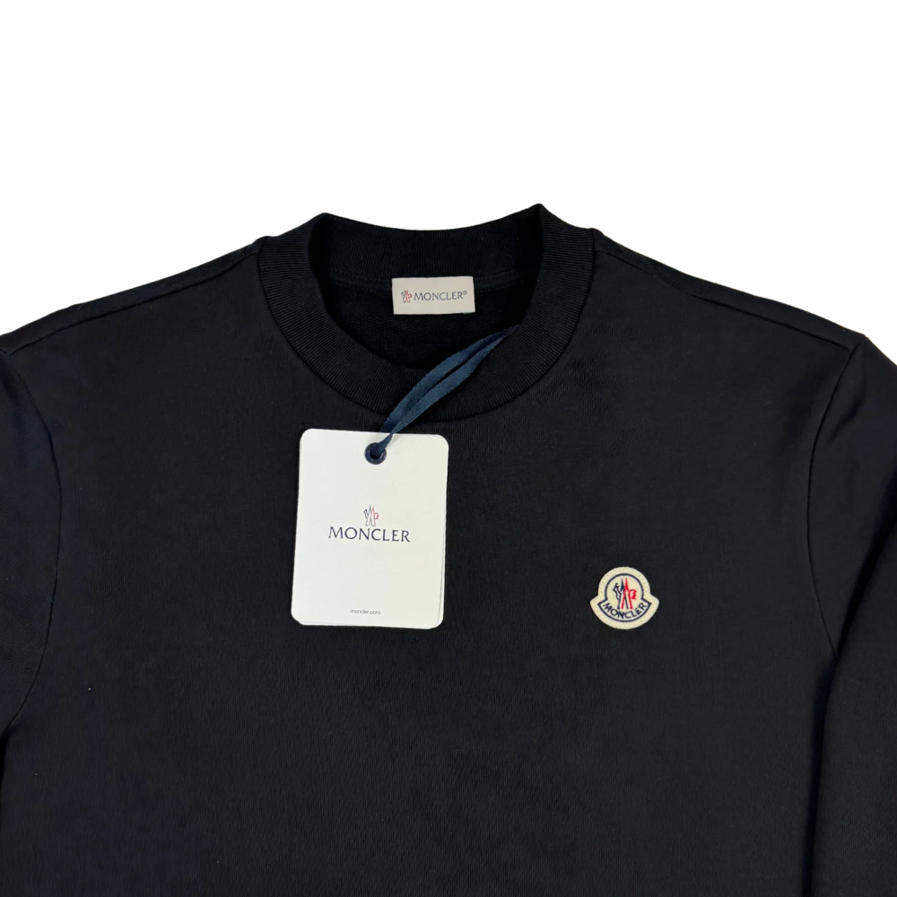 Sudadera cuello redondo Moncler negro - talla M/L