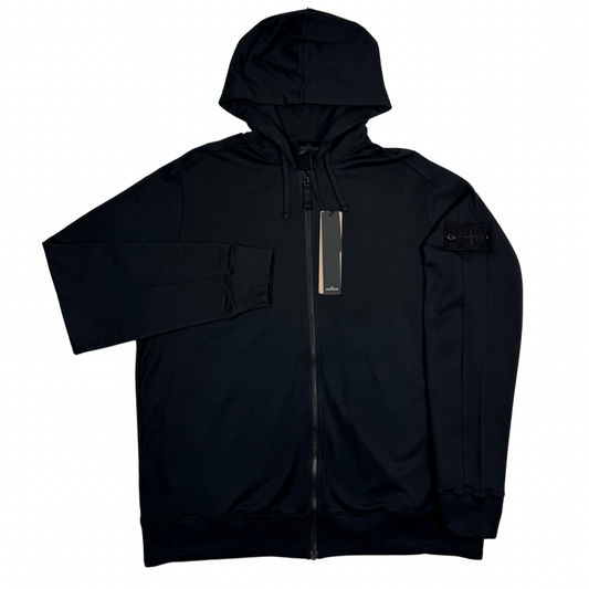 Sudadera Stone Island Ghost con capucha y cremallera negro - talla 2XL