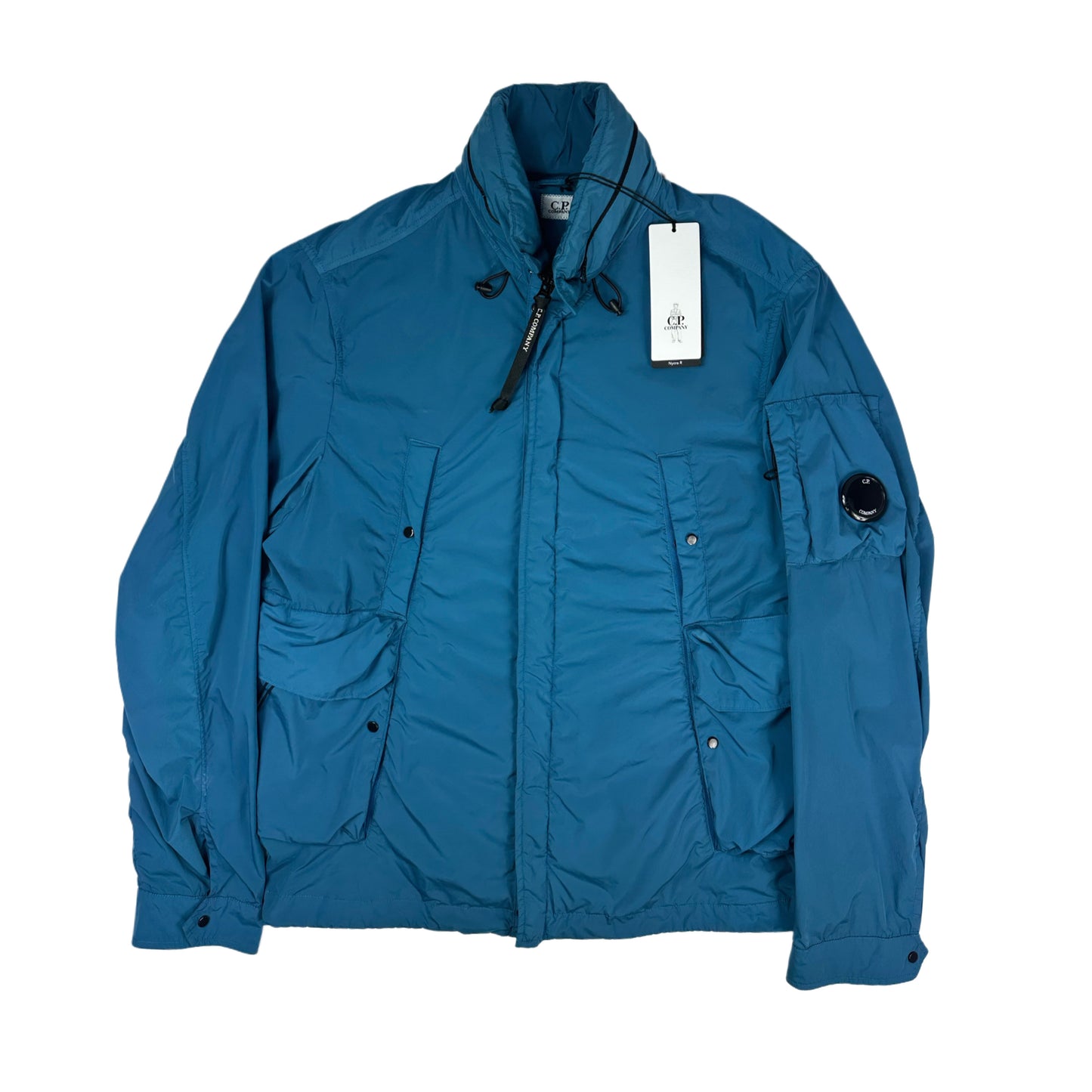 CHAQUETA IMPERMEABLE NYCRA - R NYLON CON GORRO EXTRAIBLE C.P COMPANY - talla 50