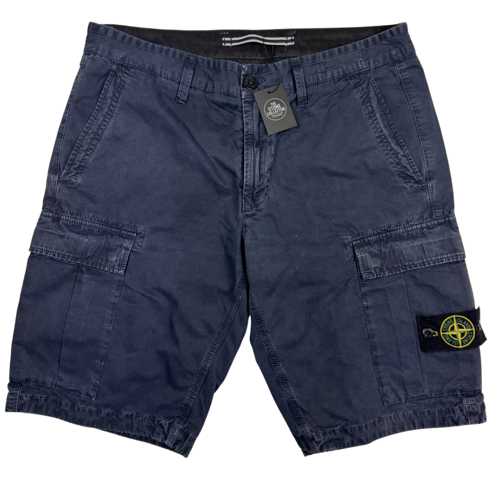 Pantalón Cargo Corto Stone Island Azul marino - talla W/33