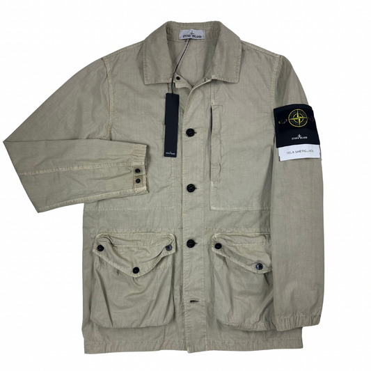 CHAQUETA STONE ISLAND TELA SMERIGLIATA - talla S