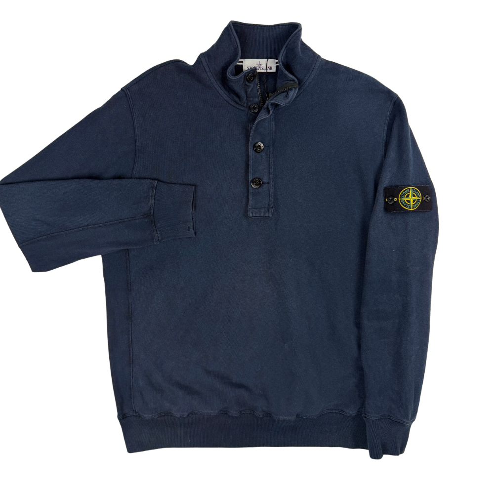 SUDADERA CON CREMALLERA Y BOTONES STONE ISLAND - talla 3XL