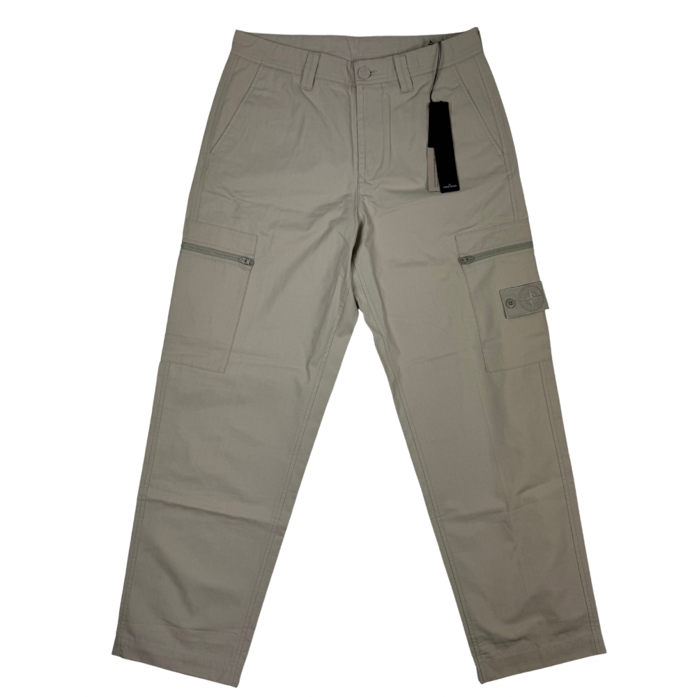 Pantalón Cargo Stone Island Ghost beige - talla W30/W31