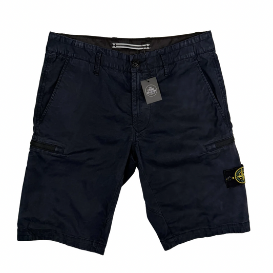 Pantalón Cargo Corto Stone Island Type SL azul marino - talla W/30