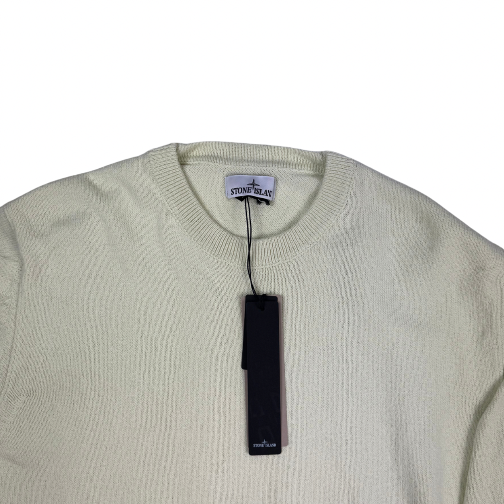 Jersey Stone Island cuello redondo lima claro - talla 3XL