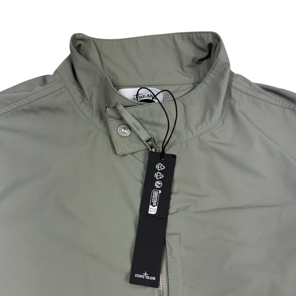 Chaqueta Stone Island Micro Twill verde - talla 3XL