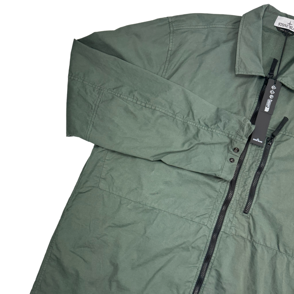Sobrecamisa Stone Island verde - talla 3XL