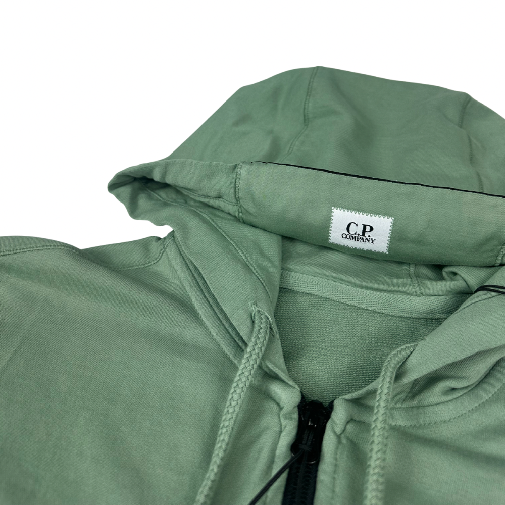 SUDADERA CON CREMALLERA Y CAPUCHA C.P COMPANY - talla L