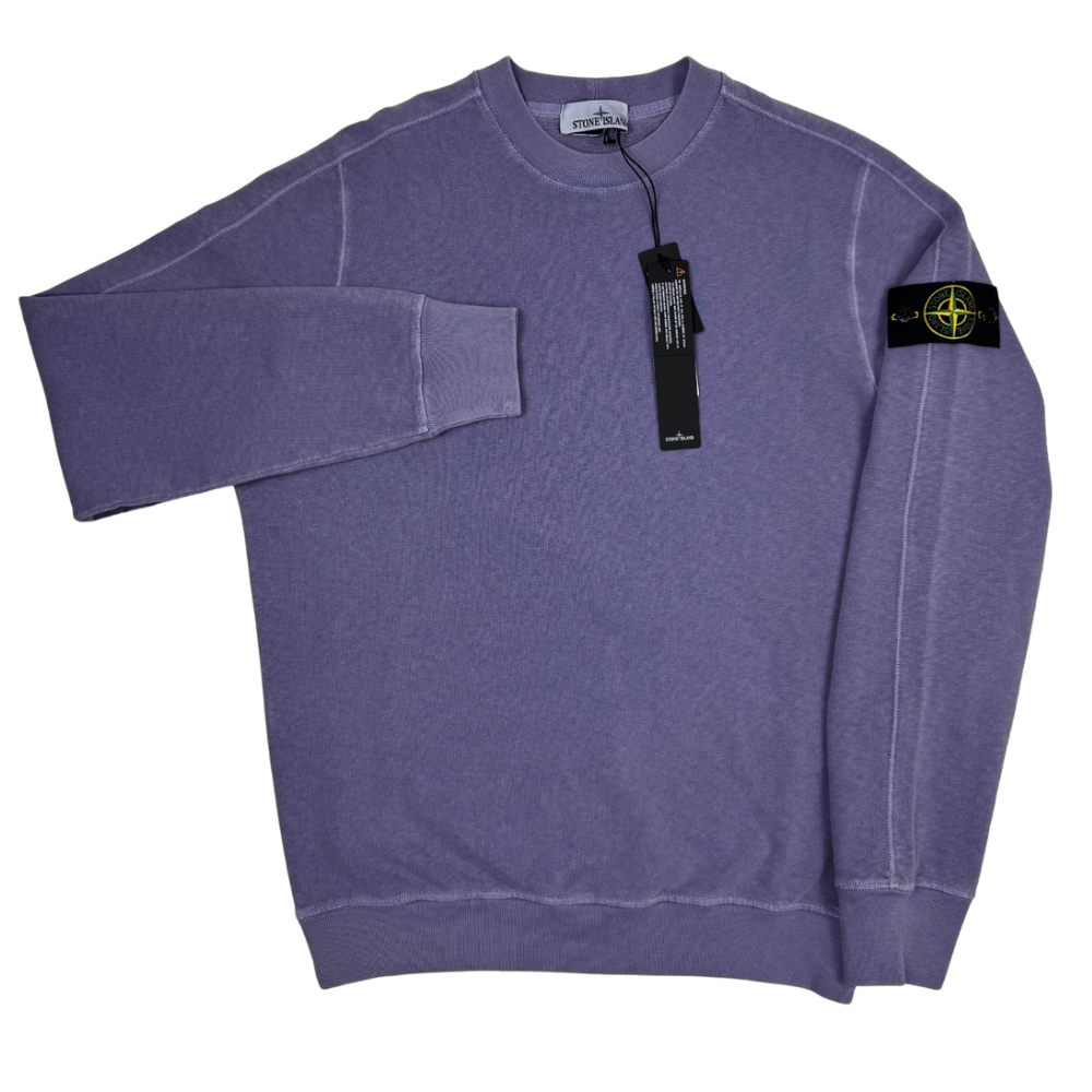 Sudadera cuello redondo Stone Island lila- talla S/M/L/XL
