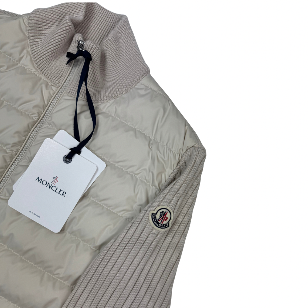 Cardigan Moncler Tricot beige - talla M