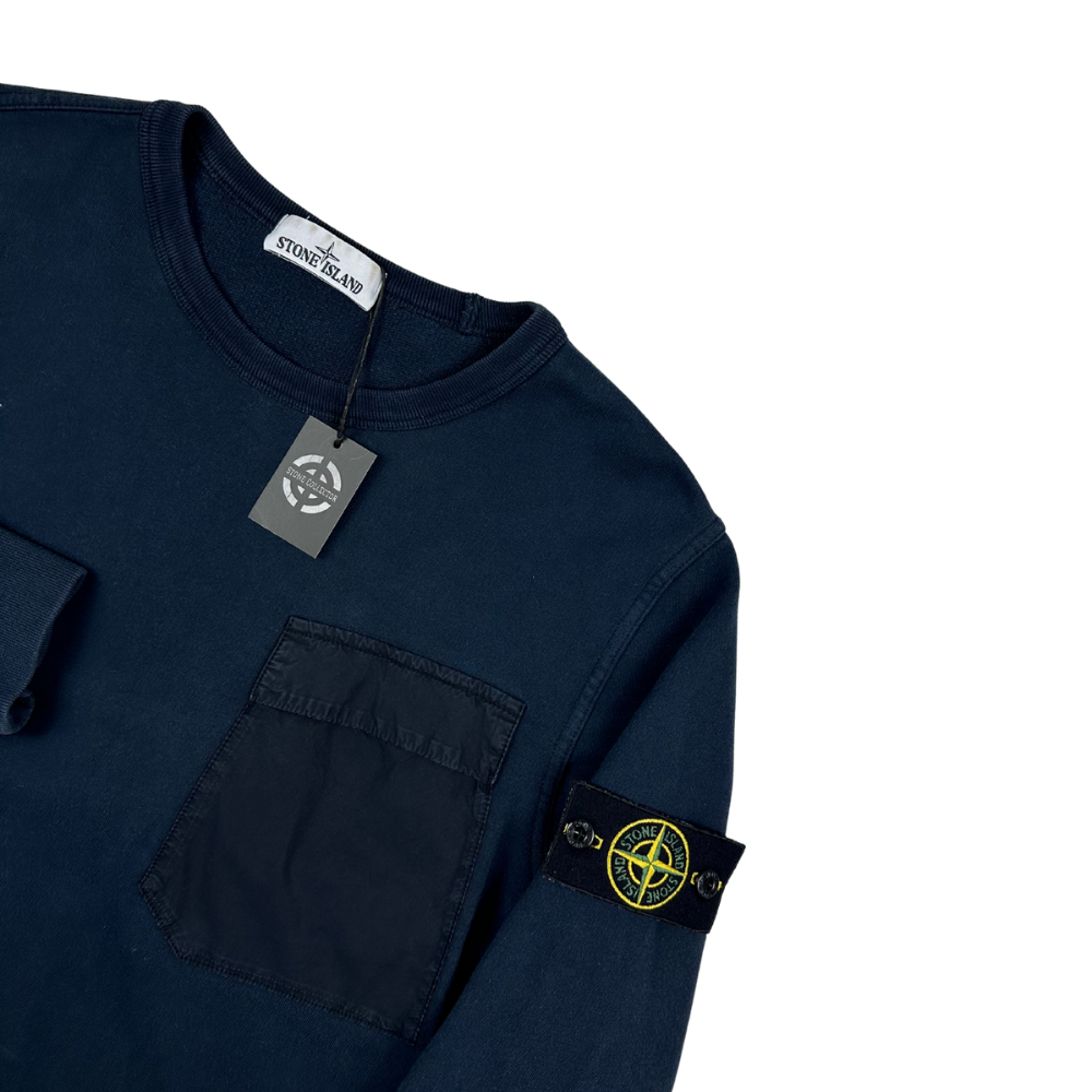 SUDADERA CUELLO REDONDO STONE ISLAND - talla M
