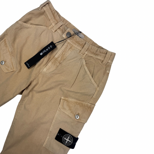 Pantalón Cargo Stone Island Closed Loop Project Naranja claro - talla W30/W32