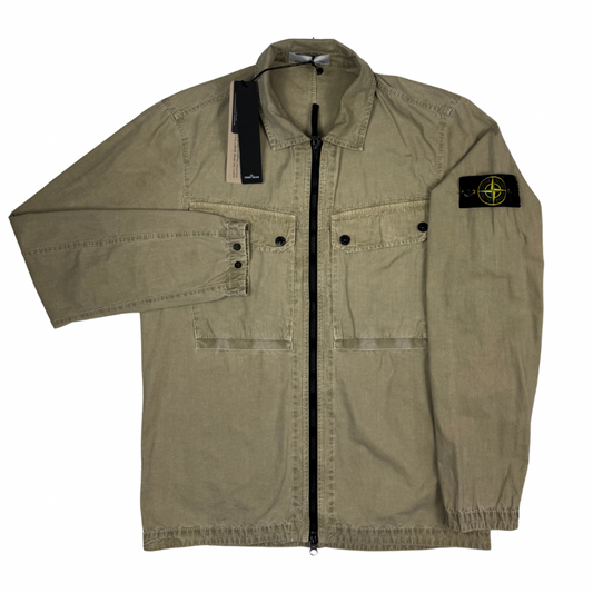 Sobrecamisa Stone Island Beige - talla M