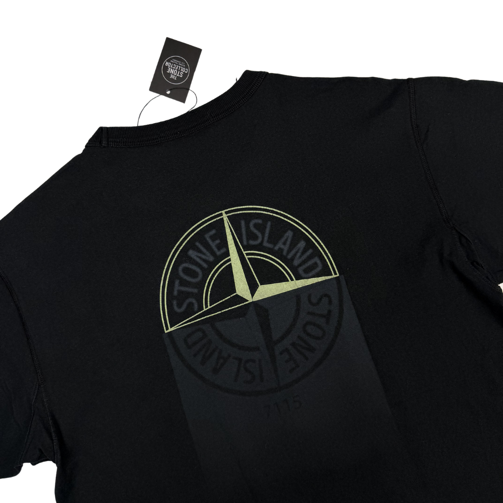 Camiseta Stone Island negra manga corta - talla XL