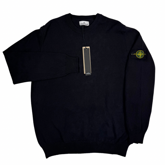 Jersey Stone Island cuello redondo negro - talla XL/2XL