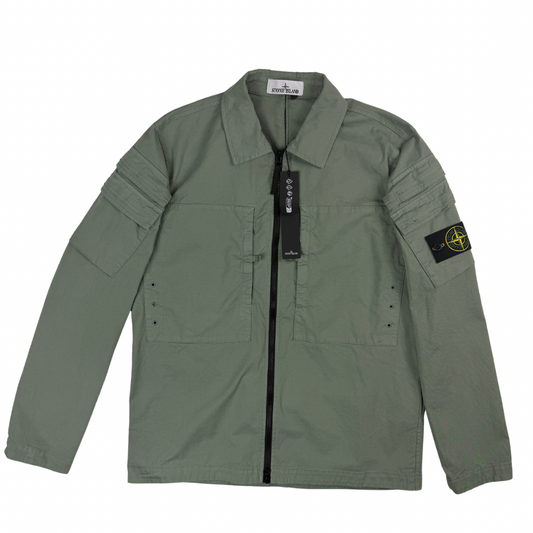 CHAQUETA OVERSHIRT STONE ISLAD - talla M