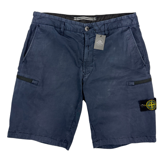 Pantalón Corto Cargo Stone Island Type SL azul marino - talla W/36
