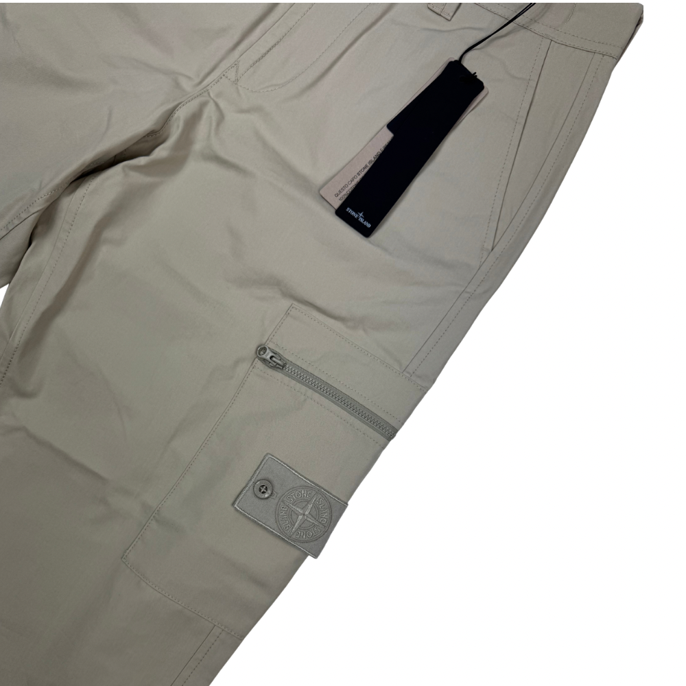 Pantalón Cargo Stone Island Ghost beige - talla W30/W31