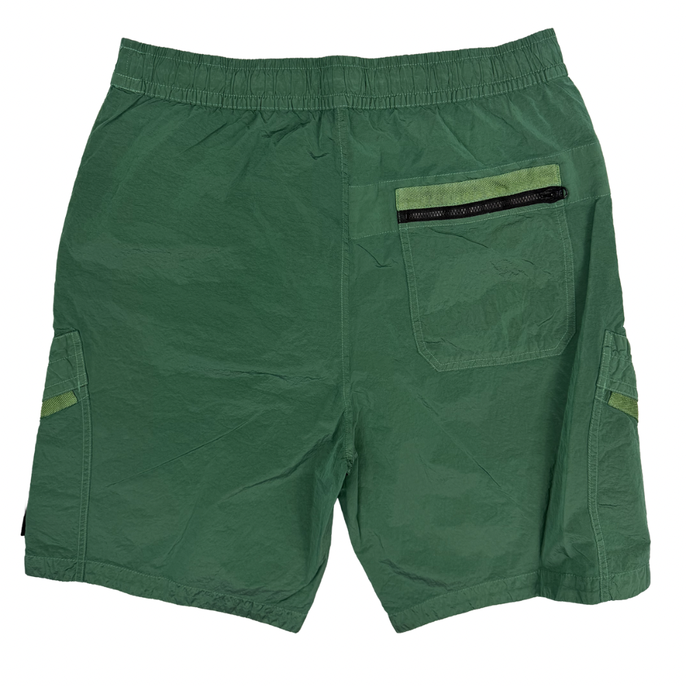 Pantalón Cargo Corto Stone Island Verde nylon metal - talla W/28 / W/30 / W/32