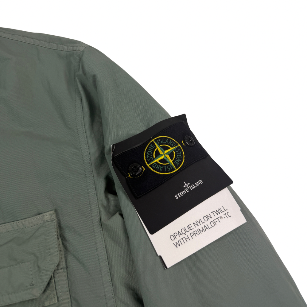 CHAQUETÓN OPAQUE NYLON TWILL WITH PRIMALOFT - TC STONE ISLAND - talla XL