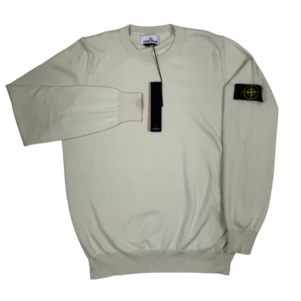 Jersey Stone Island cuello redondo lima claro - talla XL/2XL