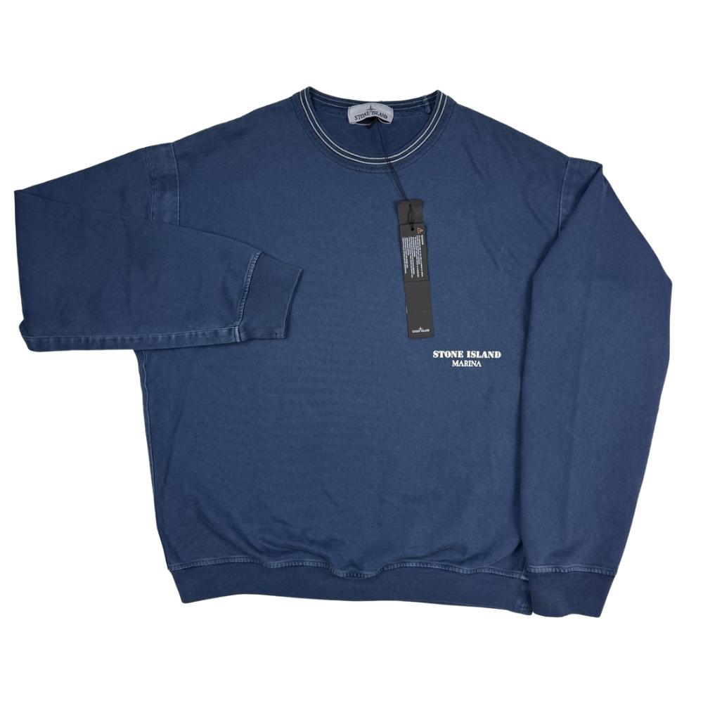 Sudadera cuello redondo Stone Island Marina - talla M/XL