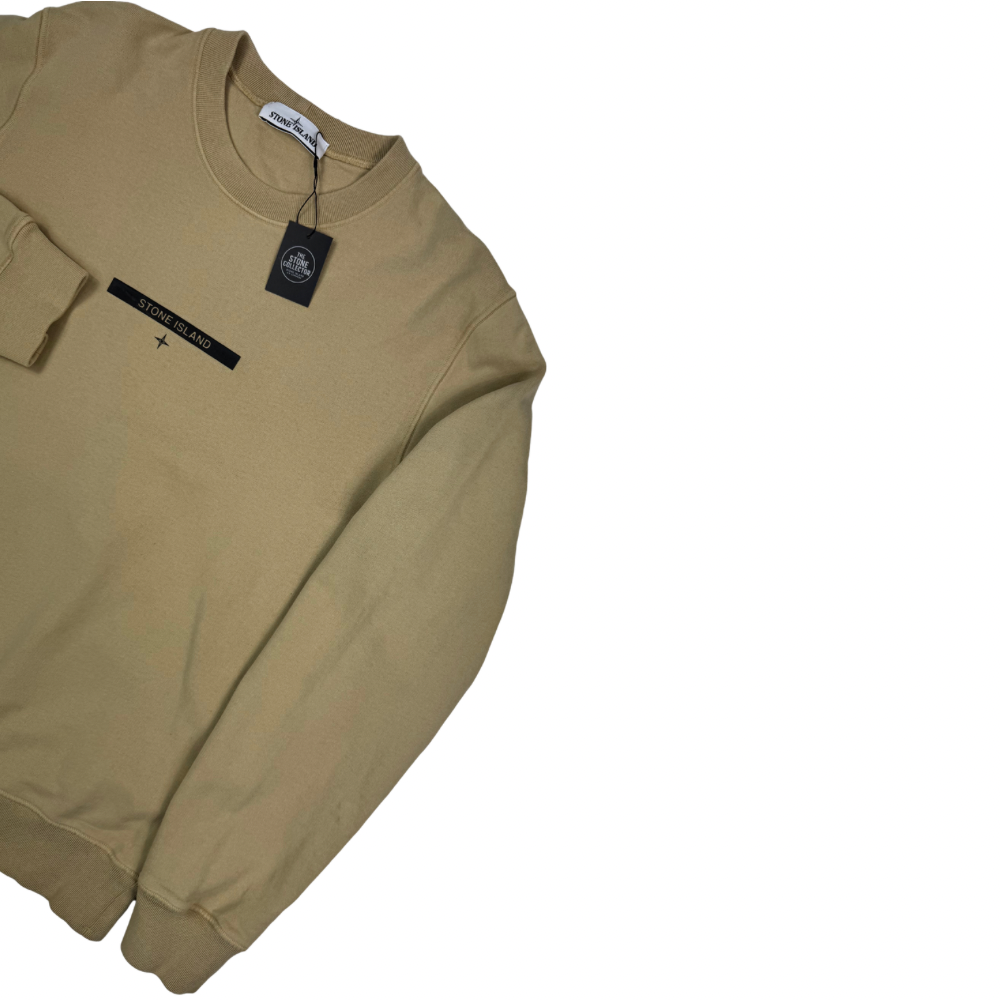 Sudadera cuello redondo Stone Island Beige - talla L