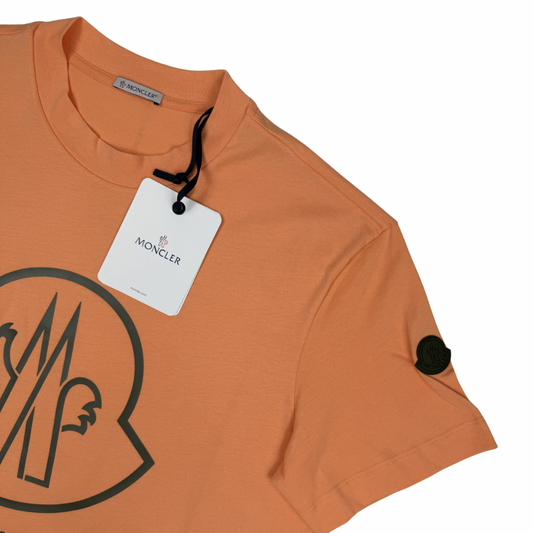 Camiseta Moncler naranja manga corta - talla L