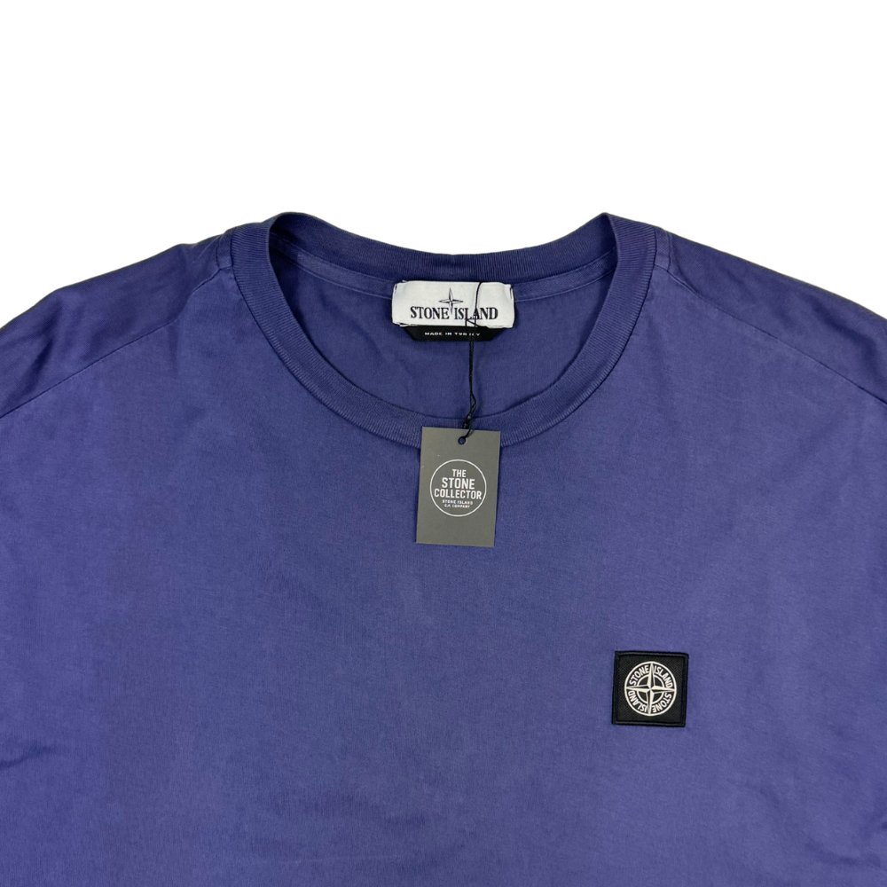 Camiseta Stone Island Morado manga corta - talla 2XL