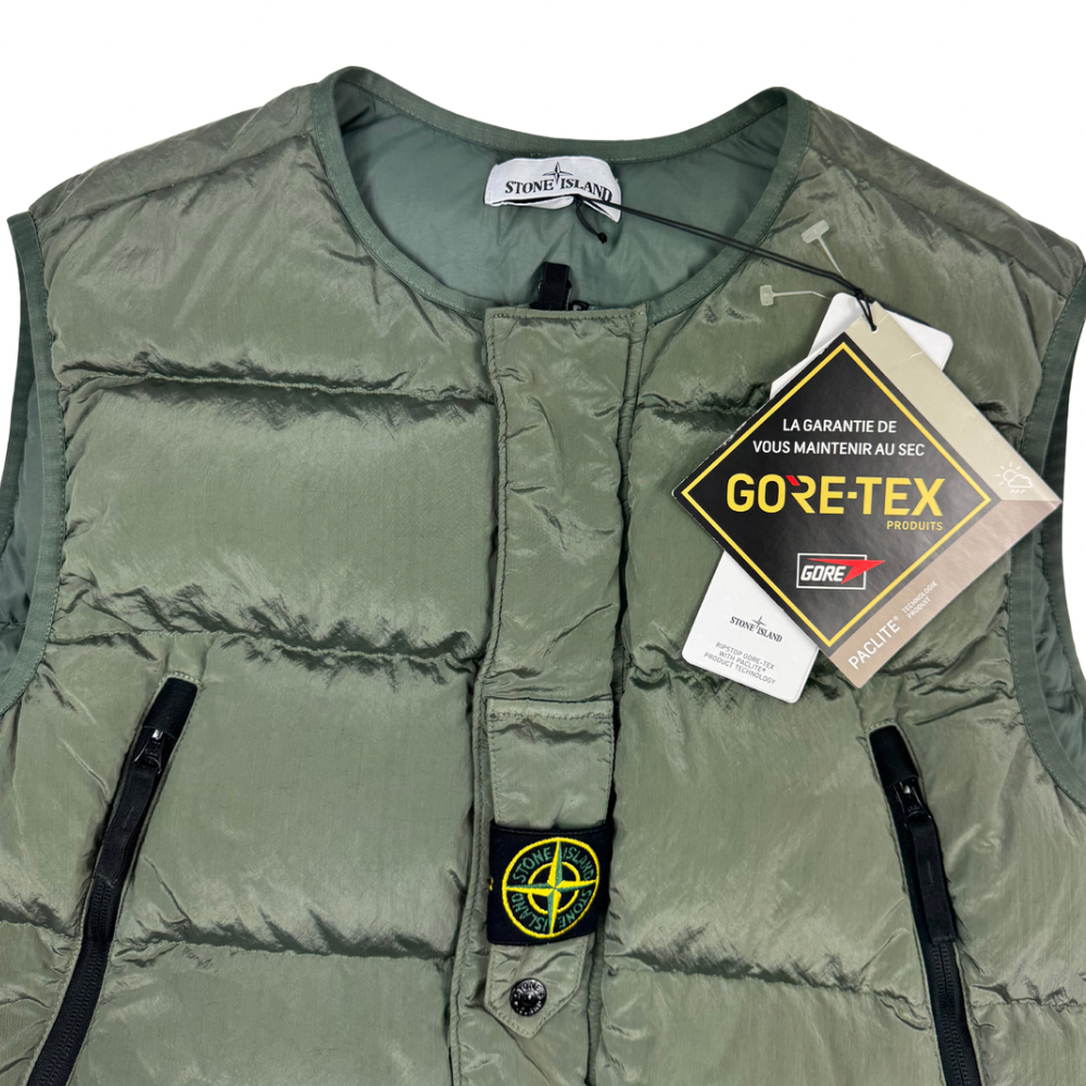 Anorak Stone Island Ripstop Gore-Tex With Paclite Product Technology Negro - talla XL