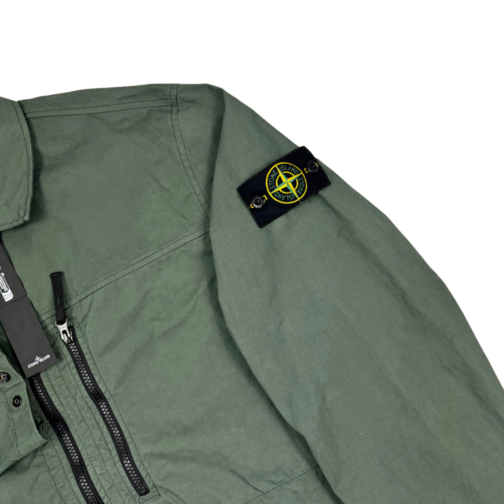 Sobrecamisa Stone Island verde - talla 3XL