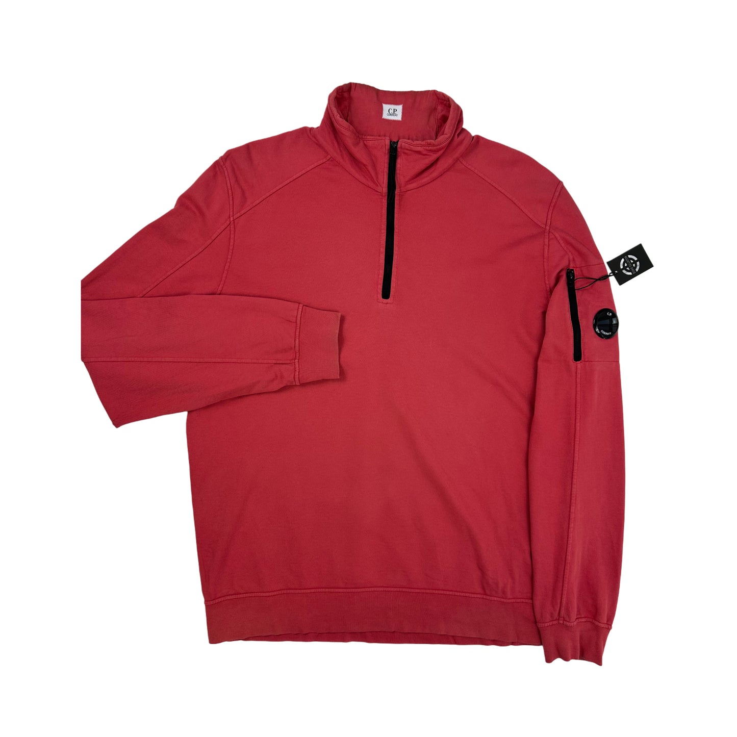 SUDADERA HALF-ZIP CON CREMALLERA C.P. COMPANY - talla XXL