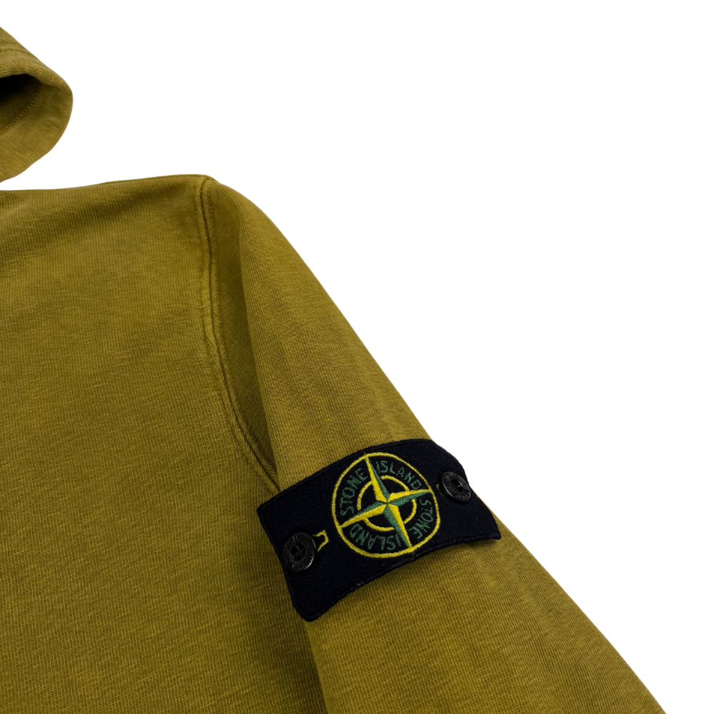 SUDADERA CON CAPUCHA Y CREMALLERA STONE ISLAND - talla M