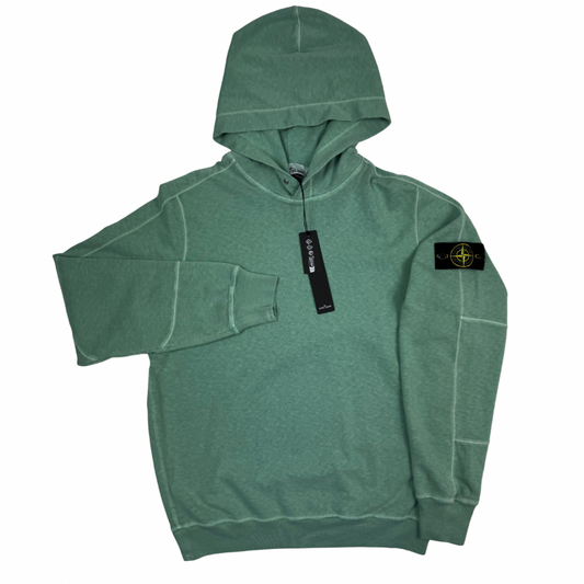 Sudadera con capucha Stone Island verde agua - talla L/XL