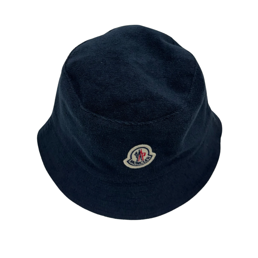 Gorro Pesquero Moncler reversible azul marino - talla M