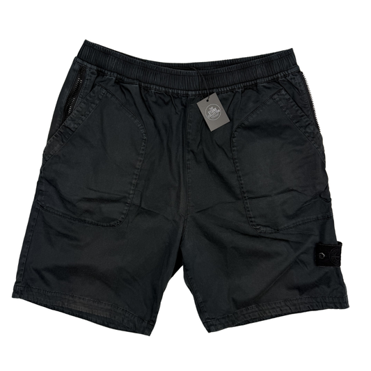 Pantalón Corto Stone Island Ghost Type CO Negro - talla W32
