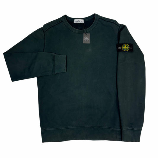 Sudadera cuello redondo Stone Island Verde oscuro - talla L