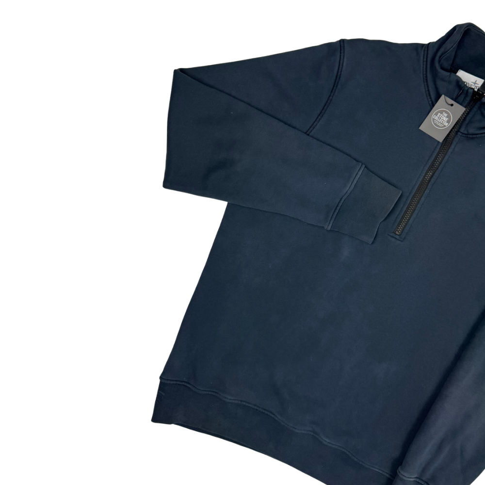 Sudadera Half-Zip Stone Island Azul marino - talla M