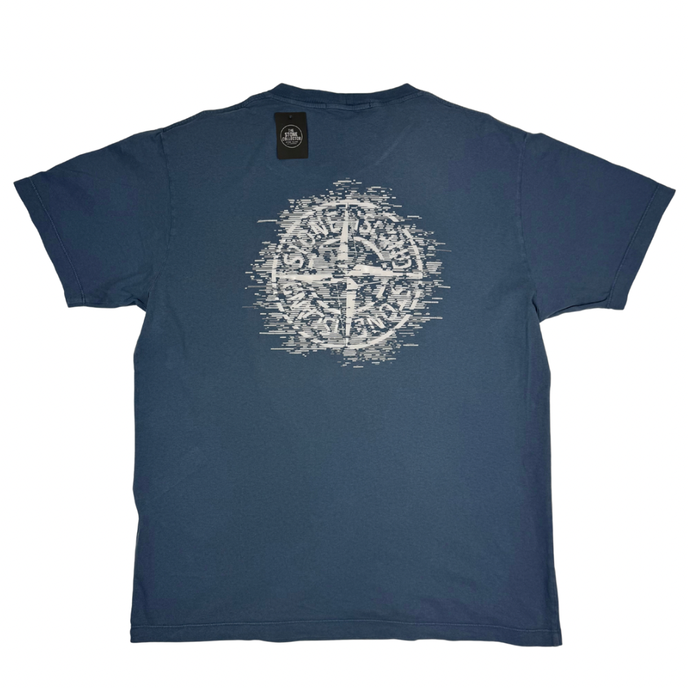Camiseta Stone Island Azul manga corta - talla XL