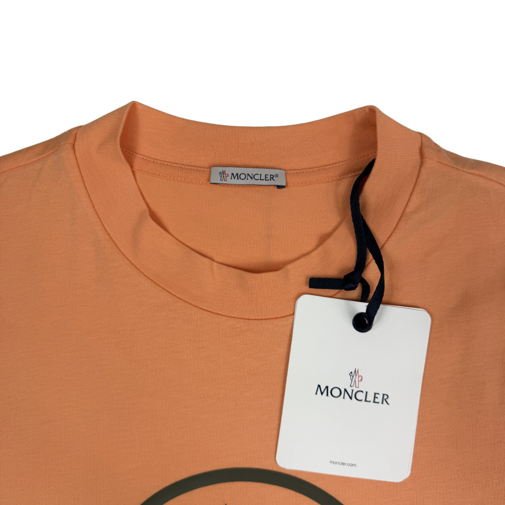Camiseta Moncler naranja manga corta - talla L