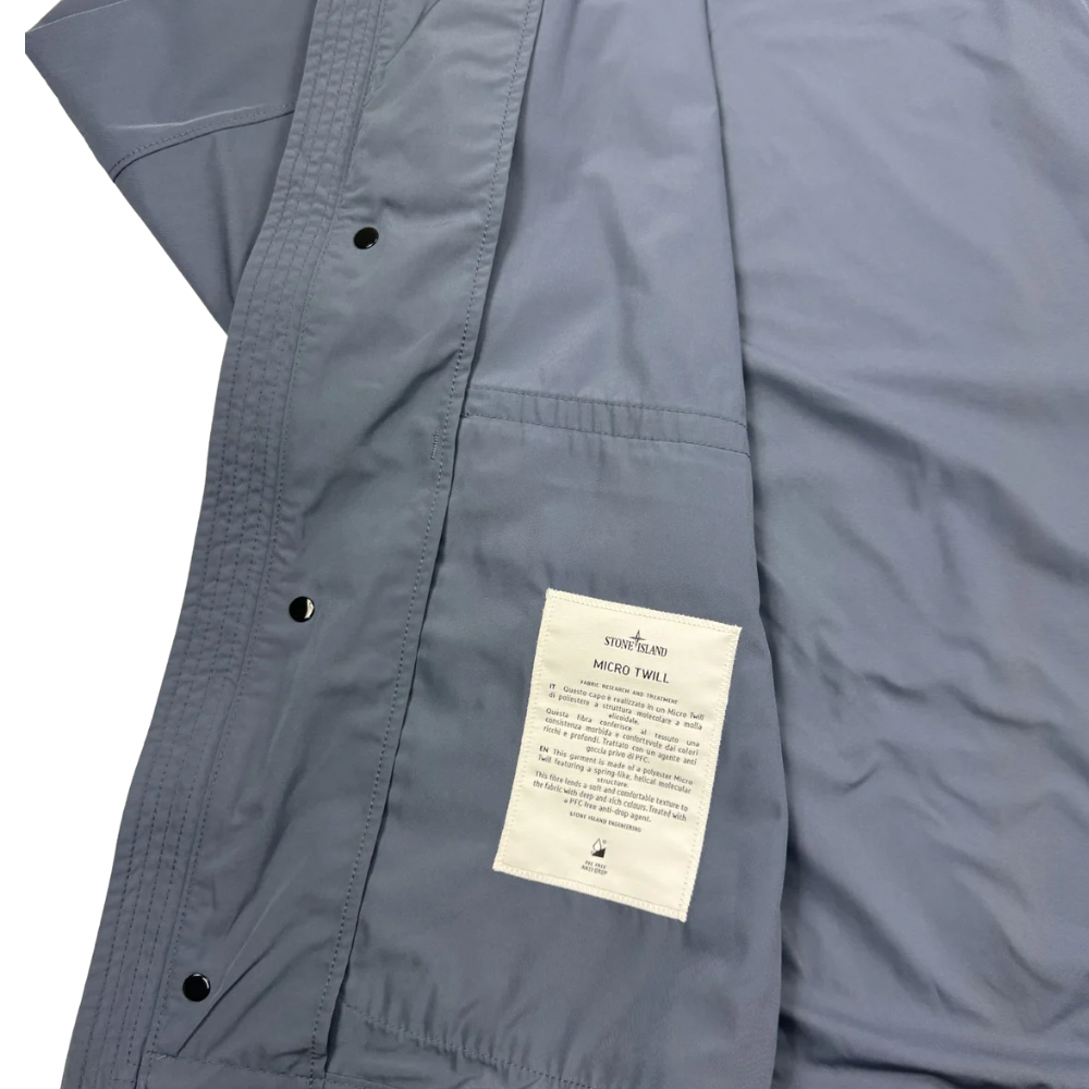 Chaqueta Stone Island Micro Twill azul - talla 2XL