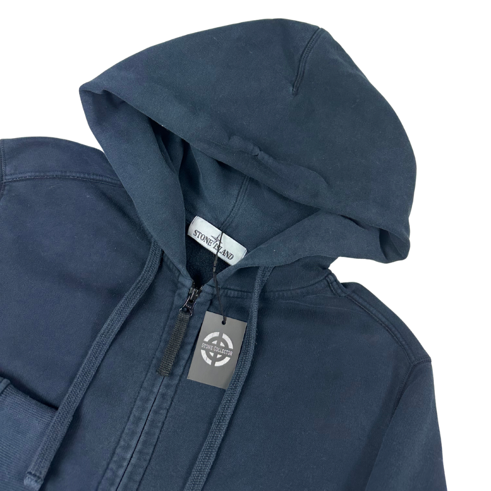 SUDADERA CON CREMALLERA Y CAPUCHA STONE ISLAND - talla L