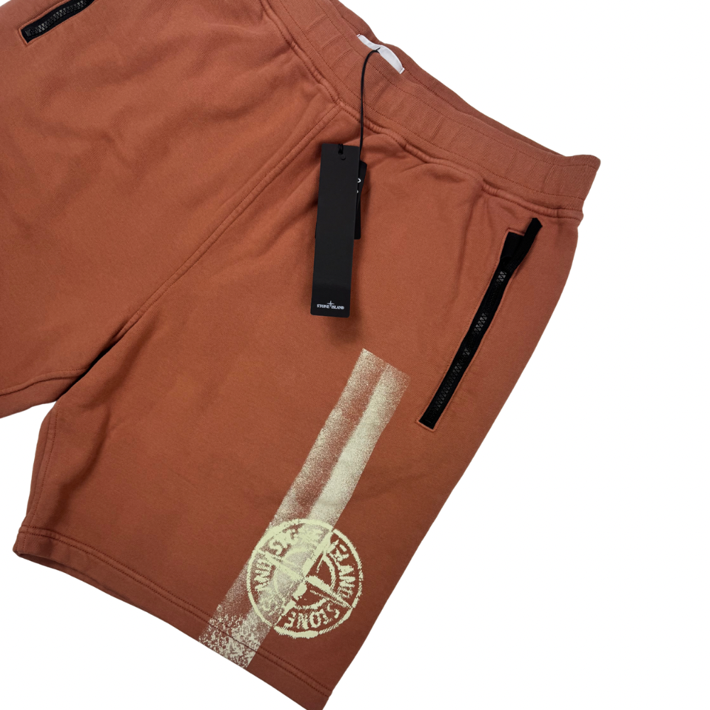 Pantalón Corto Jogger Stone Island Terracota - talla L/XL