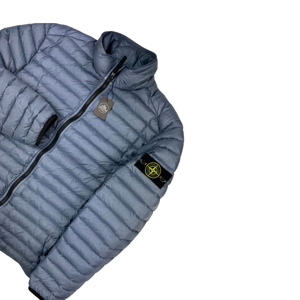 Chaqueta Stone Island Loom Woven Chambers R-Nylon Down-TC Azul - talla L