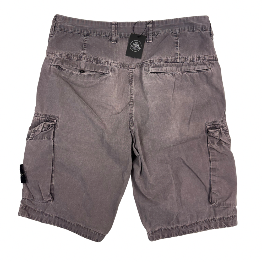Pantalón Cargo Corto Stone Island gris - talla W/31