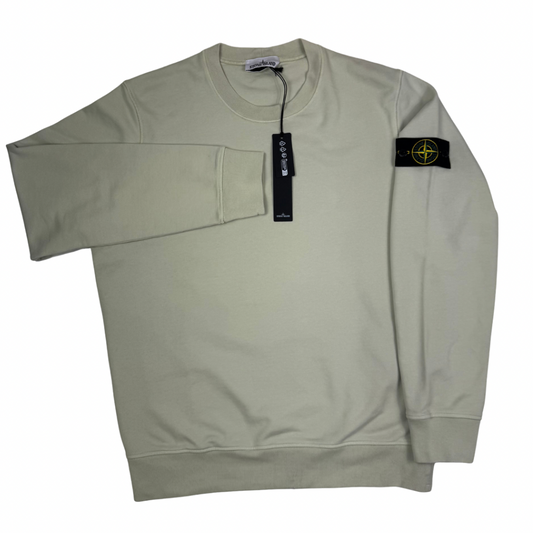 Sudadera cuello redondo Stone Island lima claro - talla XL/2XL/3XL