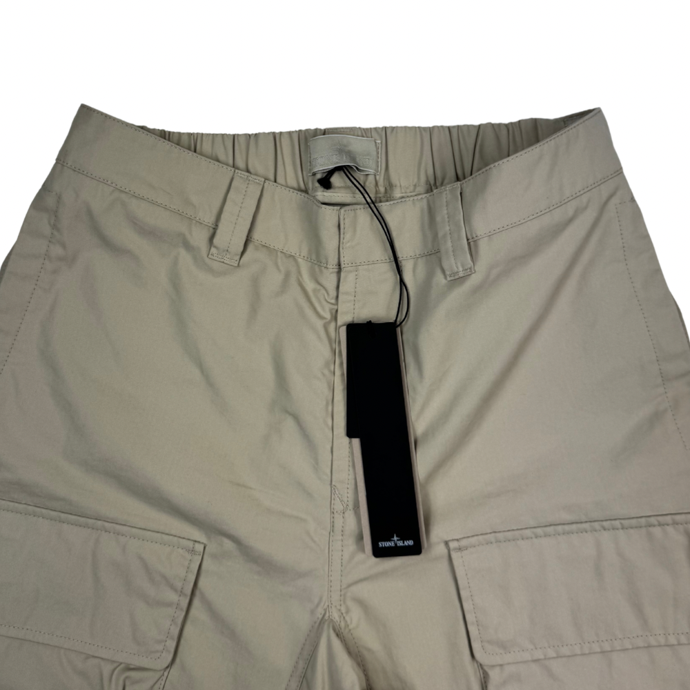 Pantalón Cargo Stone Island Ghost Type Re beige - talla W30/W31/W32/W34