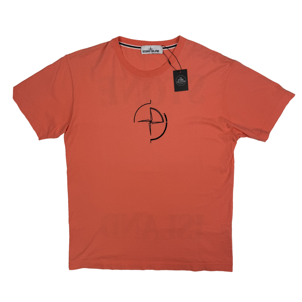Camiseta Stone Island coral manga corta - talla L